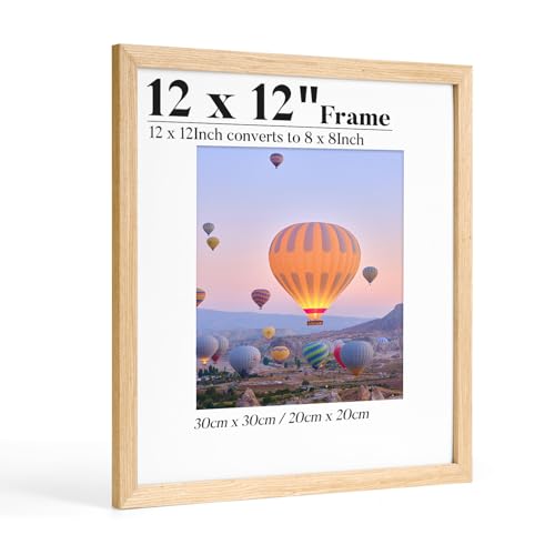 HOUSE DAY 30x30 picture frame Oak Wood Photo Frames Wall Mount 1 Pack