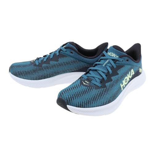 HOKA ONE ONE Mens Solimar Textile Synthetic Blue Coral Butterfly Trainers 9.5 US