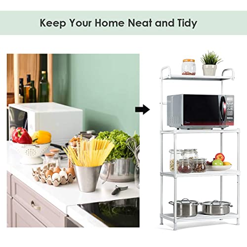 Giantex 4-Tier Metal Microwave and Oven Storage Rack #TOP27