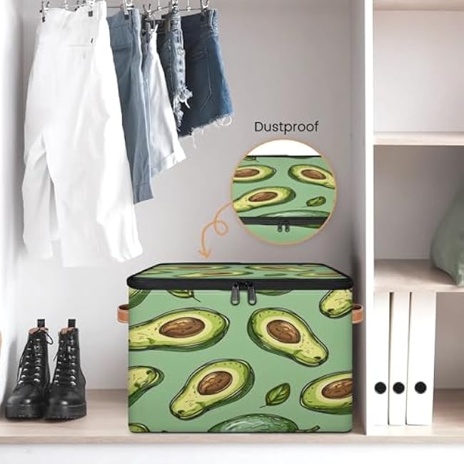 2-Pack Storage bins with lids - 26 quart organizer bins - Collapsible fabric storage bins with sturdy handles and double zipper tops - Versatile for home, toys, dorm rooms