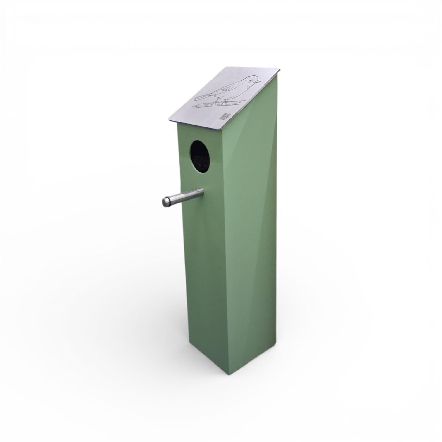 Premium Design-Vogelhaus aus Aluminium & Edelstahl
