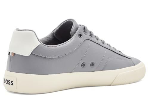 Image of BOSS Men's Aiden Logo Block Leather Low Top Sneakers