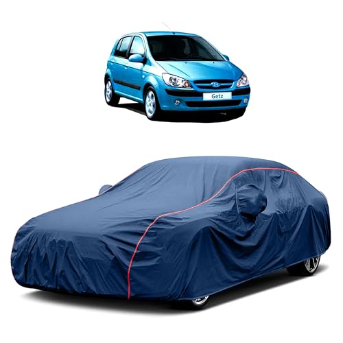 Image of Heavy-Duty Car Cover for Compatible with Hyundai Getz (2007 to 2025 All Models) Deluxe Car Protection Cover ? Waterproof & UV-Resistant All-Season Exterior Protection