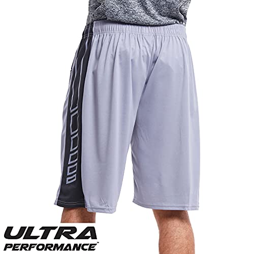 Ultra Performance Mens 5 Pack Athletic Running Shorts, Basketball Gym Workout Shorts For Men With Zippered Pockets #TOP3