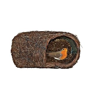 Wildlife World Simon King Brushwood Nester Bird Habitat Roosting Pocket, Brown