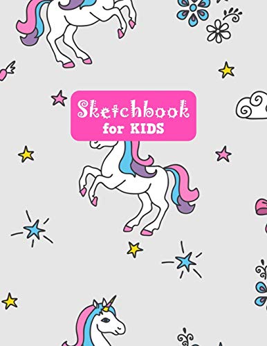 Sketchbook for Kids: Adorable Unicorn Large Sketch Book for Sketching, Drawing, Creative Doodling Notepad and Activity Book - Birthday and Christmas ... Teens and Women - Nathalie Modern Press # 032 image 3