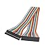 Aexit 20P Jumper Cables & Interconnects Wires Double Female Head Cables Pi Pic Breadboard for Cables 31cm Long