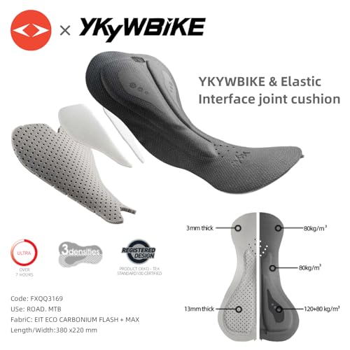 Cycling Bibs Men,Elastic Interface Padded Cycling Bib Shorts,Breathable Road Bike Bib Shorts,Bicycle Biking Bib Short Men