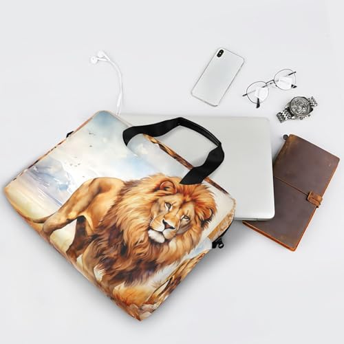 Maletín para laptop 13-15.6 pulg ALAZA Lion in Field miniatura 7