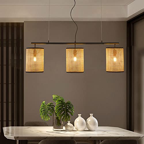 LBSWYH Nordic Simple Woven Pendant Light Chandelier Farmhouse Bamboo Lighting Fixtures 3-Lights Wicker Lamp Woven Chandelier Living Room Bar Dining Room Ceiling Hanging Light steampunk buy now online LBSWYH Nordic Simple Woven Pendant Light Chandelier Farmhouse Bamboo Lighting Fixtures 3-Lights Wicker Lamp Woven Chandelier Living Room Bar Dining Room Ceiling Hanging Light steampunk buy now online