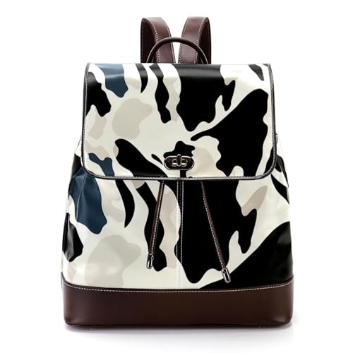 Sac à dos voyage et travail vache noire et blanche pour vous libérer du stress urbain