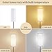 PARTPHONER Modern Standing Lamp with Lampshade, Minimalist Tall Lamp with Foot Switch for Living, Bedroom, Kids Room, Office