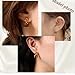 Small Brown Crystal Dangle Earrings for Women – Hypoallergenic Amber Drops, Lightweight Geometric Earrings for Sensitive Ears, Fashion Jewelry Gift for Birthday and Holidays