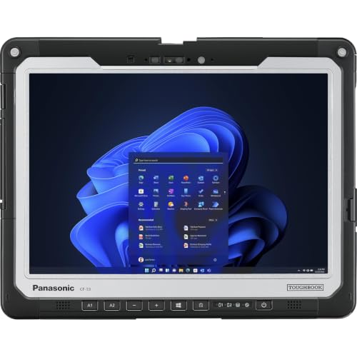 Panasonic Toughbook CF-33 MK1 Rugged Tablet, Intel Core i5-7300U, 12-inch QHD(2160x1440) Touchscreen, 16GB RAM, 256GB SSD, Windows 11 Pro (Renewed)