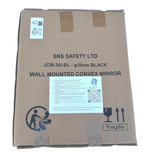 SNS SAFETY LTD Espelho convexo de segurança de trânsito para calçadas, armazéns, garagens e escritór