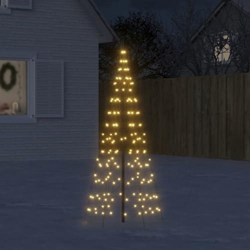 Amorsee LED Weihnachtsbaum Aussen Weihnachtsbaum Metall Warmweiß...