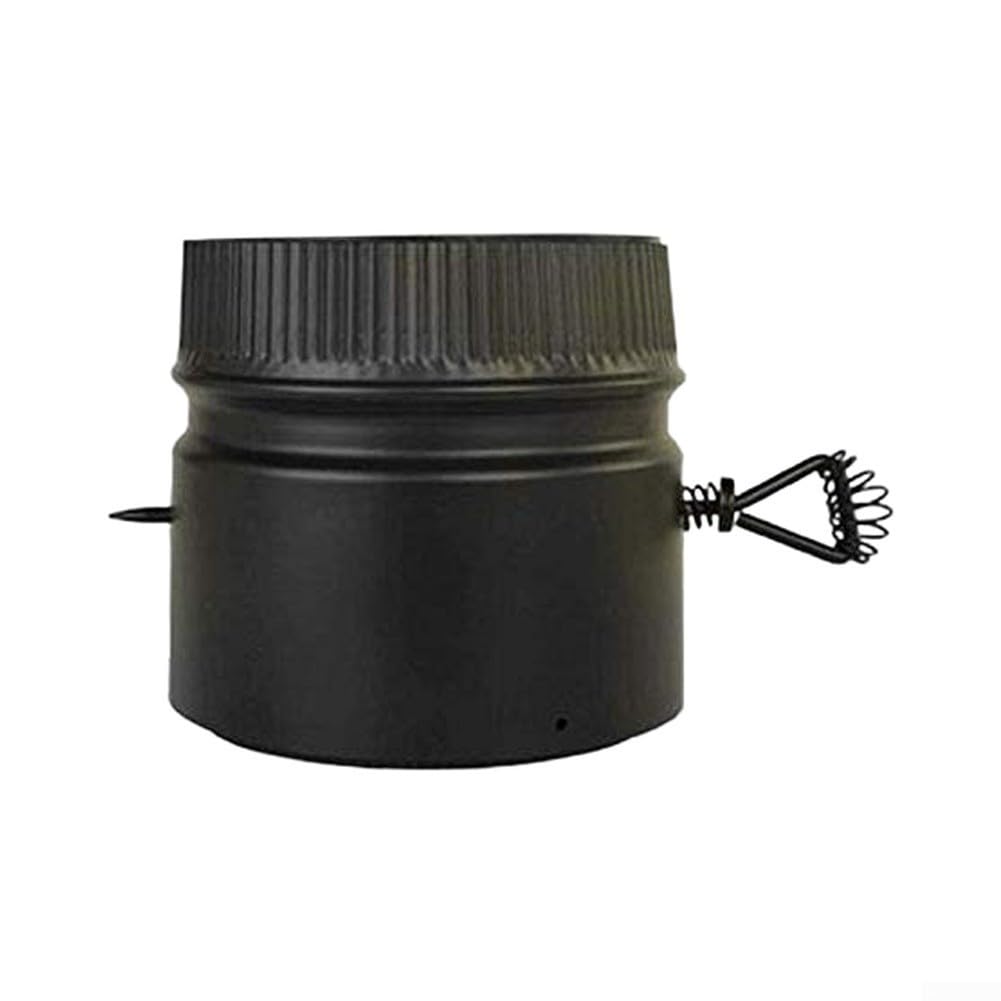 Valvola Fumi Acciaio 15cm per Camino Legna Valvola Fumi Acciaio