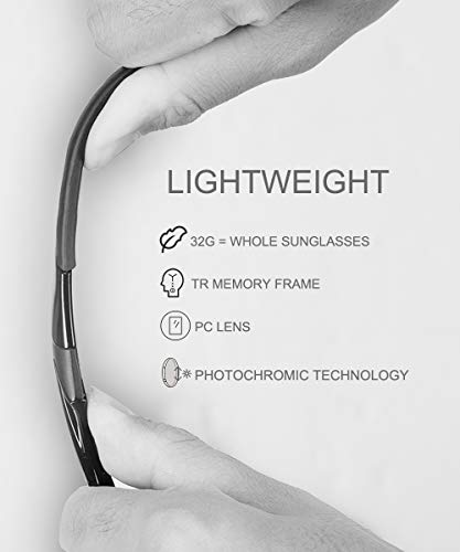 Rockbros Photochromic Sunglasses For Men Women Sports Cycling Glasses Uv Protection Windproof Bike Glasses For Running #TOP3