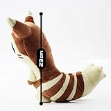 Paquete: con bolsa SYXYSM De Dibujos Animados Juguetes de Peluche Brillante Dragonair Furret Red Bird SoftStuff ed Animal muñeca for el Regalo (Color : Style F)