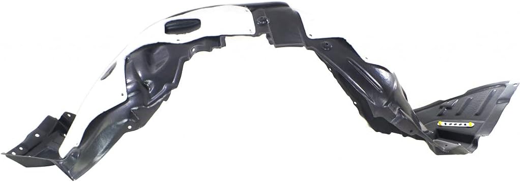 Front Fender Liner For Lexus LS460/LS600H 2013 2014 2015 2016 2017 Driver Side w/Extension Sheet | Replacement For LX1248131 | 5380650070