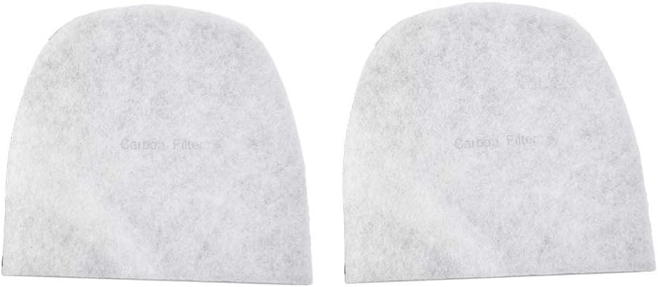 2 Pcs Activated Carbon Filters for EBAC 2000 Series Dehumidifiers - Premium Quality, Odor Removal, Allergen Filtration (White)