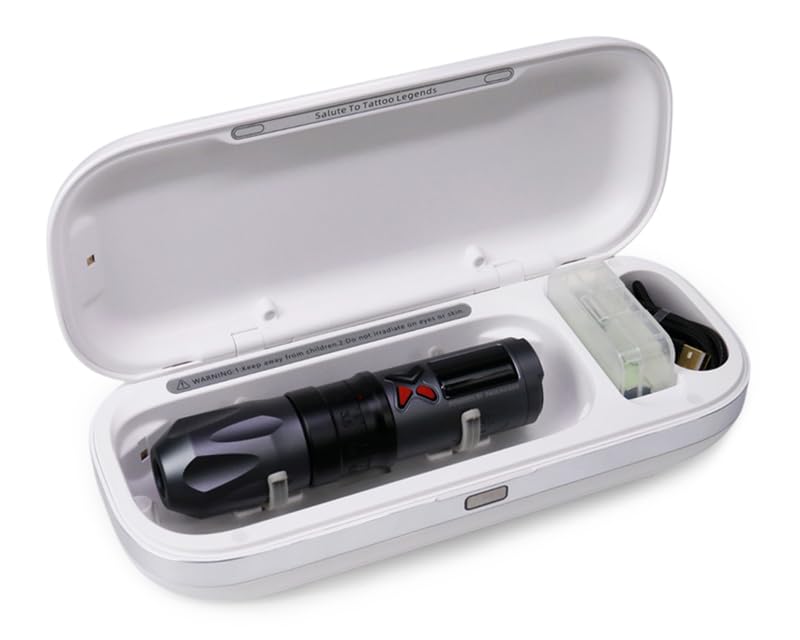 Xtreme X Pen Pro Wireless Tattoo Machine – Adjustable Stroke 3.0–4.5mm, Faulhaber Motor, Smart Display, USB-C Rechargeable, UV Sterilizing Case, XTREME HUB App Compatible