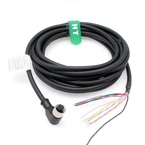 Cable M12 de 12 pines HangTon de alta fidelidad para encoder Baumer y sensores 2