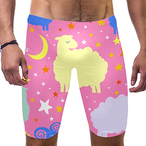 Maillot de bain long homme XXXL multicolore short de plage rigolo