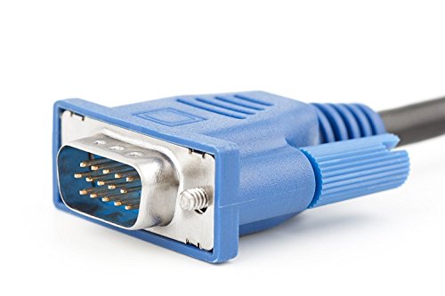 Image of VGA Male to VGA Male Cable .15 Pin Vga Cable for Projector, Laptop,CCTV,Computer (1.5 Meter)