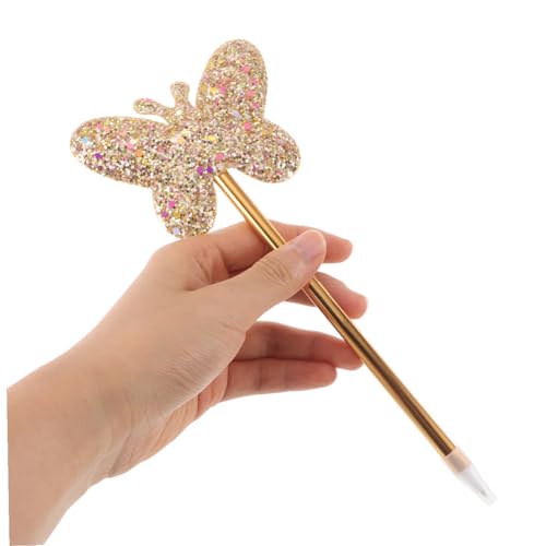 Tofficu 6 bolígrafos de tinta gel mariposa para adultos miniatura 4