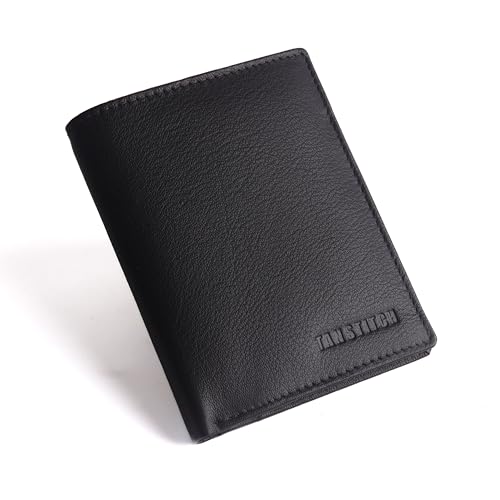 Image of TANSTITCH Slim Leather Wallet || Small,Compact, Minimalist & Thin Wallet || RFID Protected || Front Pocket Carry