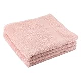 【ecotton technology】エコなミニバスタオル ２枚セット 綿１００％ デイリーユース エコなコットンから作られた環境にやさしいタオル リサイクルよりエコなプレサイクルコットン SDGs 選べる７色/スモークピンク