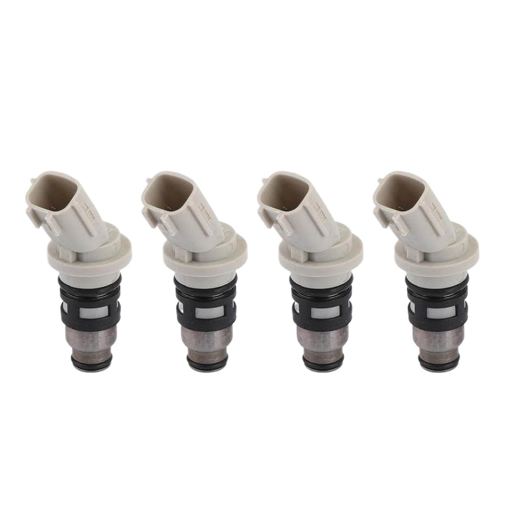 Jhshhpmec Onecolor 4Pcs A46h02 1660041B00 Car Fuel Injectors Nozzle Compatible With March K11 1.0 1.3 1992-2003 A46-H02 16600-41B00
