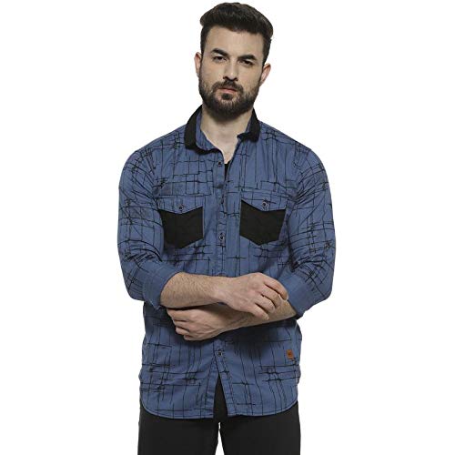 Image of CAHOOT Checkered Men's Full Sleeve Casual Shirt