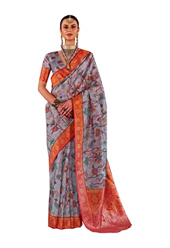 Sari traditionnel de luxe en soie douce haut de gamme modèle 8917