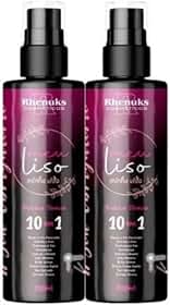 Kit 2 Protetores Térmico anti frizz Meu Liso minha Vida Tratamento Capilar Recuperação capilar