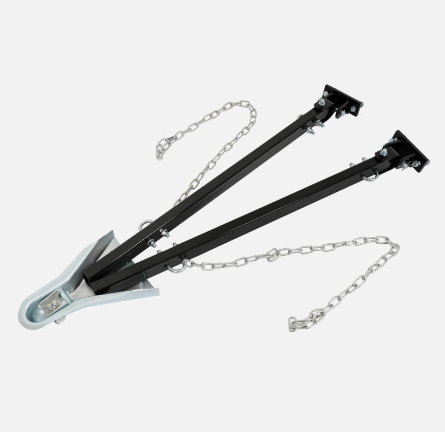 Adjustable 5000lbs RV Tow Bar Flat Dinghy Towing Fit 2'' Ball Hitch, Replacement for Trailer OEM