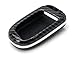 iJDMTOY Exact Fit Glossy Black Carbon Fiber Finish Key Fob Shell Compatible with Charger Challenger Dart Durango Journey, Grand Cherokee Renegade, 200 300 Smart Key