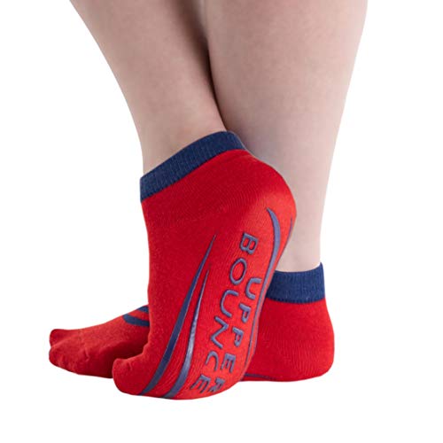 Red for Kids Ages 3 to 6 Years | Ankle Kids Socks | Yoga Socks, Pilates Socks, Grip Socks, Dance Socks for kids, Non slip socks for all sports