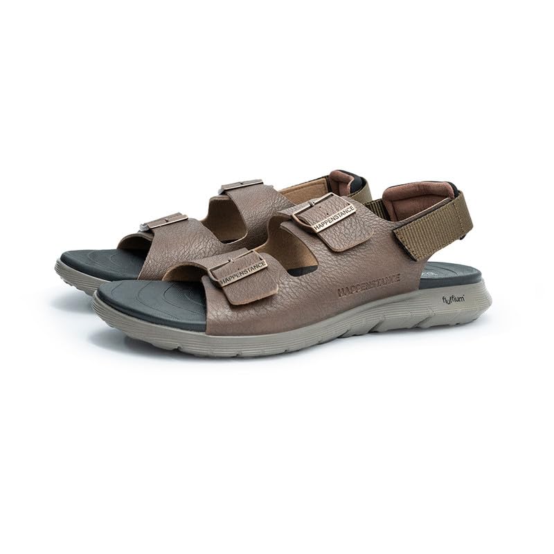 Image of HAPPENSTANCE | Hunk SliderMen's Sandal - Comfortable Casual Slip-On Sandals for Men | Lightweight Outdoor & Indoor