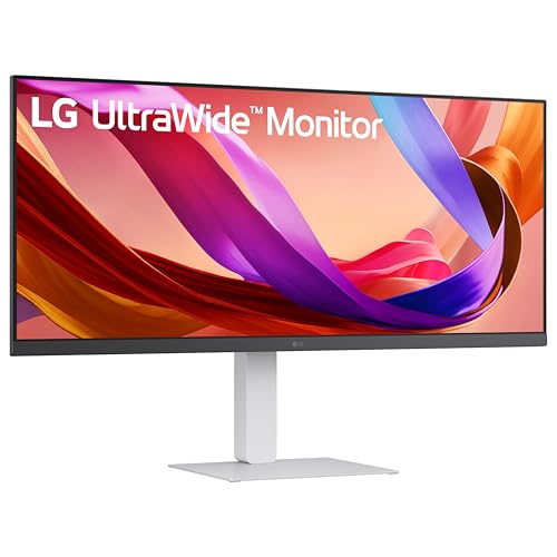 LG 34U530A-W 34-inch UltraWide WFHD (2560 x 1080) IPS Wide Computer Monitor, 100Hz, VESA DisplayHDR 400, HDMI, DisplayPort, USB Type-C, Tilt/Height/Swivel Stand, White - image 8