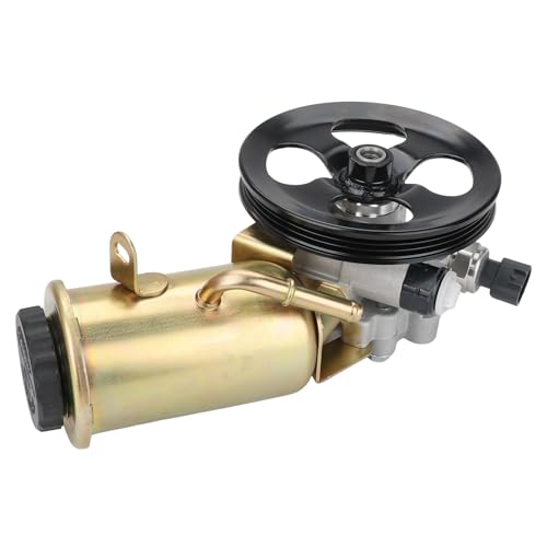 WMPHE Power Steering Pump with Pulley & Reservoir Compatible with Scion xA xB 1.5L L4 2004 2005 2006, Compatible with Toyota Echo 2000 2001 2002 2003 2004 2005, Replacement for 21-5242, 44310-52020