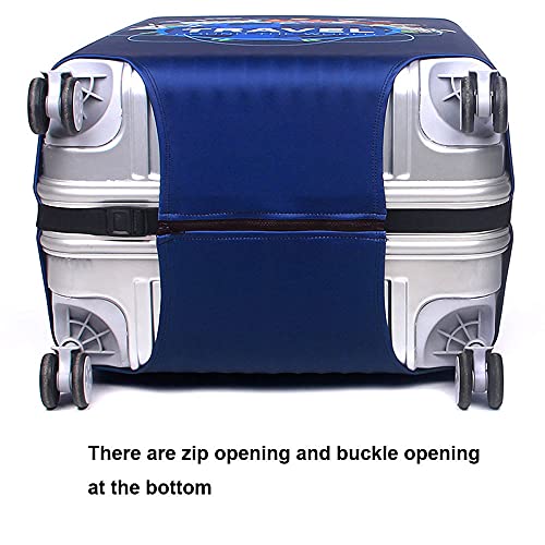 Image of MosaiRudo Thicker Luggage Cover Elastic Suitcase Cover Protector Fits 18-32 Inch Suitcase Travel Accessories, Travel, S, Zipper Closurezipper Closurezipper Closurezipper Closurezipper Closure