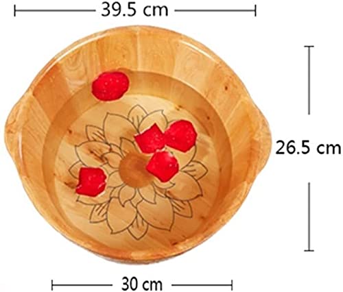 Tina de pies de madera con masaje y burbujas efervescentes miniatura 3