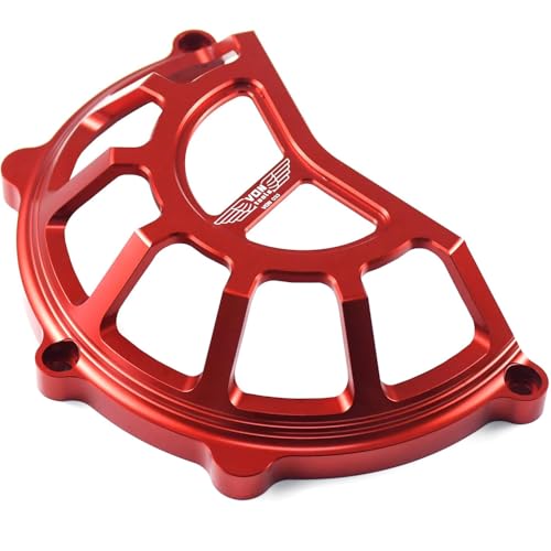 Image of Vented Dry Clutch Red Open Cover with Hard Anodized Finished 97380591A For Ducati Dry Clutch Hypermotard 1100 EVO M900 Monster 1000 1098 R S 998 999 916 996 SP SPS
