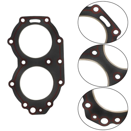 Image of WFLNHB Cylinder Head Gaskets Replacement for Yamaha 2 Strokes 40hp Outboard Motor 66T-11181-A2