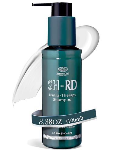SH-RD Nutra-Therapy Shampoo for Dry Damaged Hair | Protein Shampoo Reduces Split Ends | Moisturizes Frizzy Hair | Suitable for Color-Treated, Bleached Hair - 3.38oz/100ml