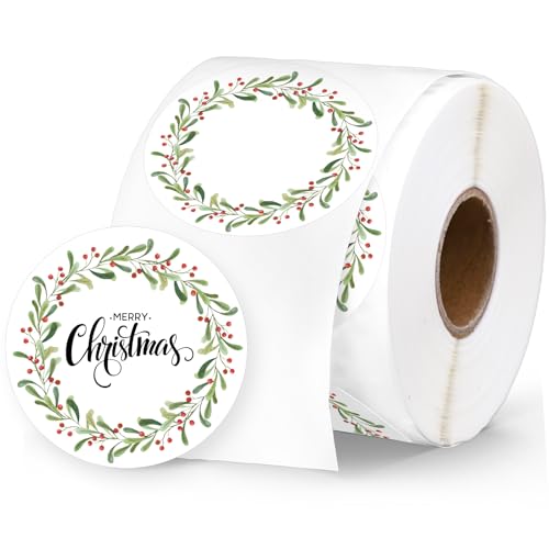 Whaline�N���X�}�X�_�C���N�g�T�[�}�����x���X�e�b�J�[Xmas Holly Berry ���h���M���ȔS���v�����^�[�f�J�[���~DIY�L�����h���l�[���^�O���S�f�U�C���A500��