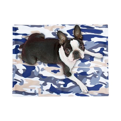 犬用クールマット,猫用ジェル冷却ベッドマット - 防水ペット夏用リラクゼーションアクセサリー 屋内 屋外 車内 部屋用 ケージ 床用