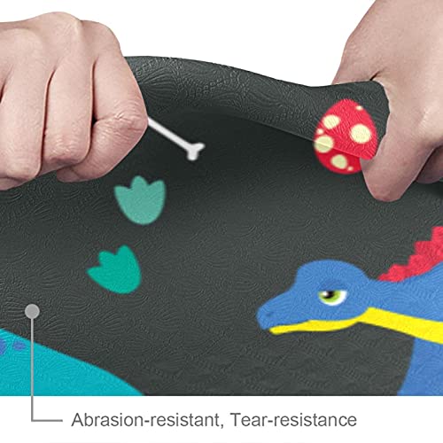 Tappetino da yoga a forma di dinosauro, tappetino